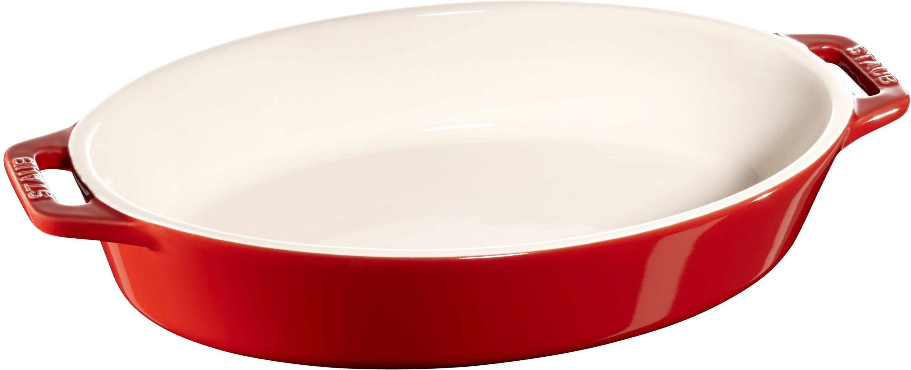 Staub Ceramique Pirofila ovale - 23 cm, ciliegia