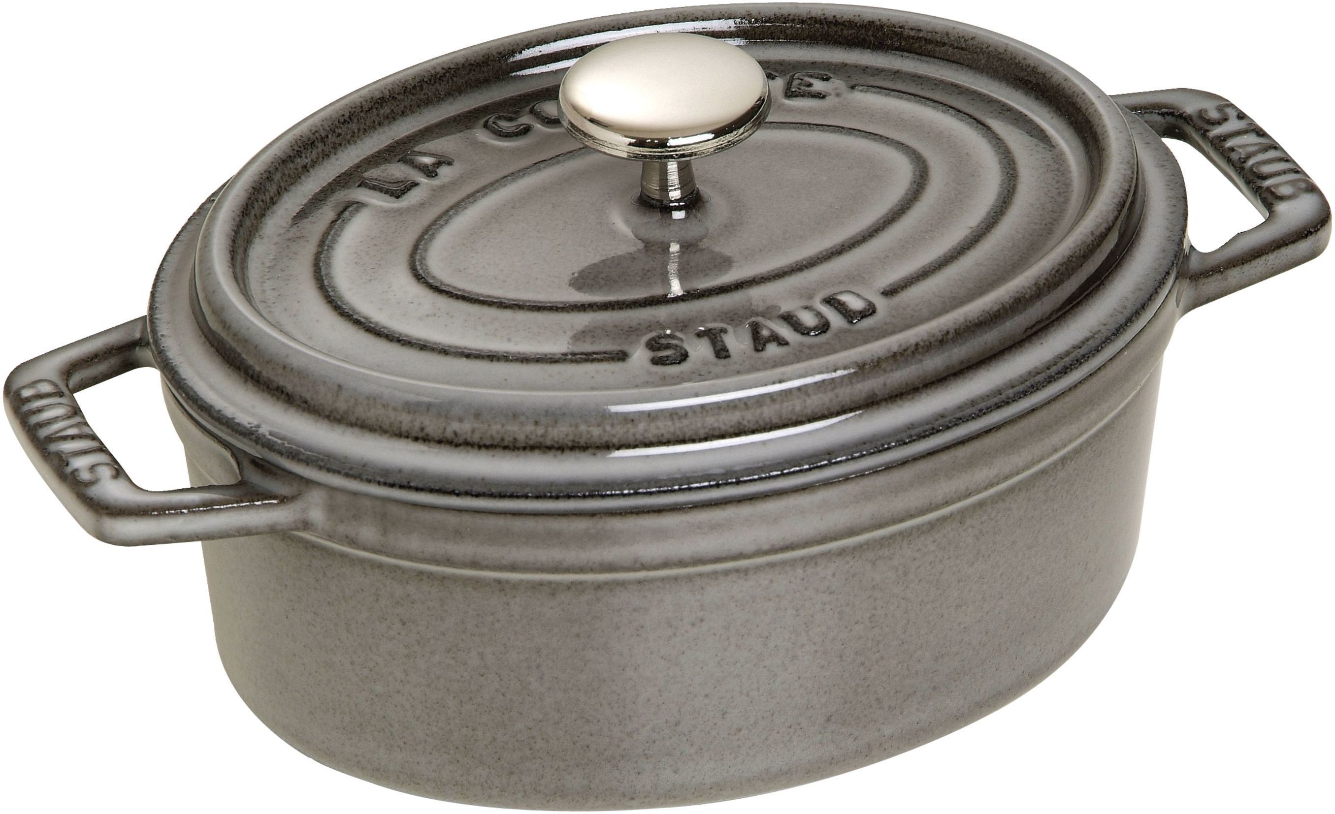 Staub La Cocotte ovale - 15 cm, Colore grigio grafite