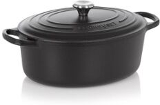 Le Creuset Signature braadpan 27 cm - Zwart