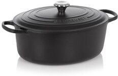 Le Creuset Signature braadpan 33 cm - Zwart