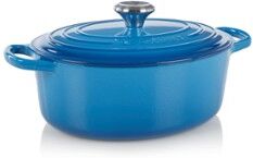 Le Creuset Signature braadpan 27 cm - Blauw