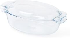 Pyrex Essentials ovenschaal met deksel 38 cm - Transparant