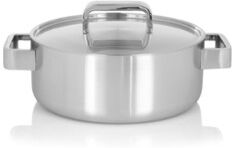 iittala Kookpan met deksel 22 cm - Zilver