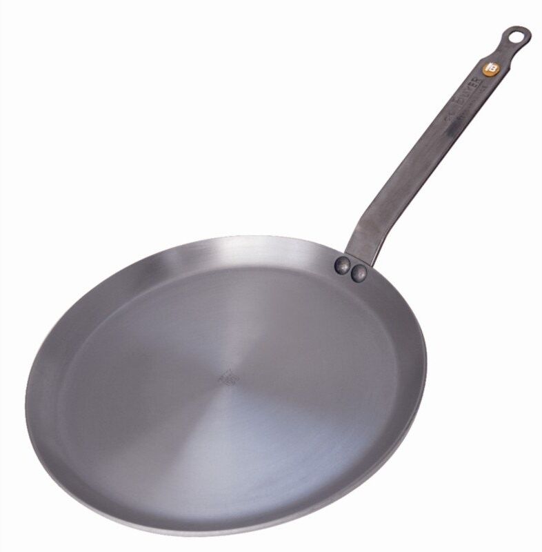 De Buyer Crepe pan De Buyer, plaatstaal, ook inductie, 24(Ø)cm