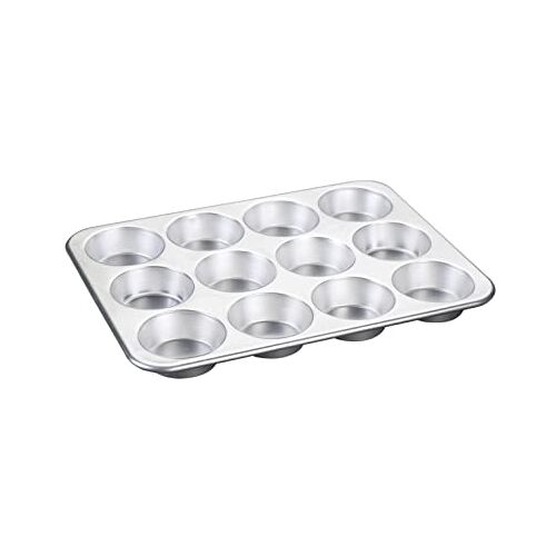 Nordic Ware Muffinvorm van natuurlijk aluminium, voor 12 muffins