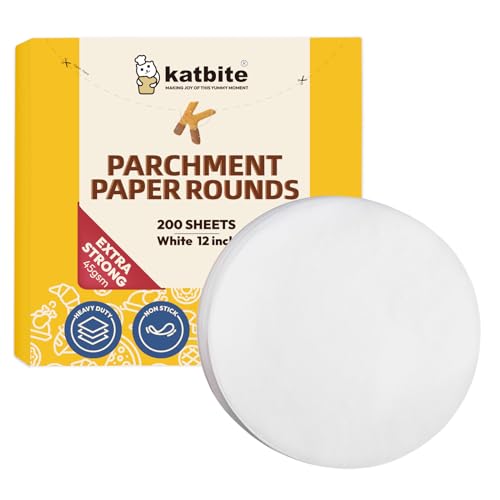 katbite Non-stick siliconen perkamentpapier ronden perfect voor cake bakken doel 6" 8" 9" 10" 12" (200, 12")