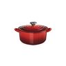 Le Creuset gietijzeren hartvormige braadpan met hartvormige knop