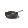 SMEG CKFW3001BLM Wok 30cm Zwart, Non-Stick, Aluminium, Gepatenteerde Basis