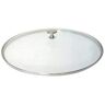 STAUB Glazen deksel 37 cm, plat, van borosilicaatglas, met ronde knop