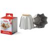 DECORA , 0062684 Pandoro professionele bakvorm Ø 7,5 x 6 cm, ideaal voor Pandorino 70 g, geanodiseerd aluminium, zonder soldeerpunten, professioneel design, 3 stuks