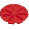 Brand New Cake BrandNewCake® Taartpizza Siliconen Taart Bakvorm Ø28cm 8 Loosse Punten Cakepizza Pizzacake Pizzataart Rood