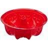 GMMH Originele siliconen bakvorm XXL kogelhupf cakevorm cakevorm broodbakvorm fruitbodemvorm (rood)