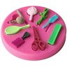 RTSP Fondant Mallen Siliconen 2 Stksdiy Schaar Kam Vorm Cake Fondant Bakvorm Siliconen Mal