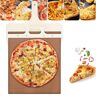 FOVHEE Schuif voor pizza, pizzaschep, pizzaschep, bakgerei, pizzaschep met handgreep, voor pizza, pizzaschep voor binnen- en buitenovens