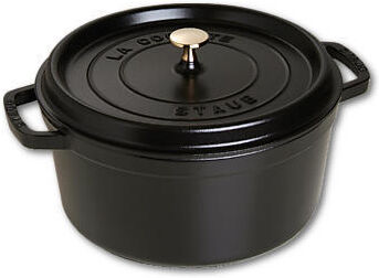 Staub Ronde Cocotte 34 cm - zwart 12,6 l