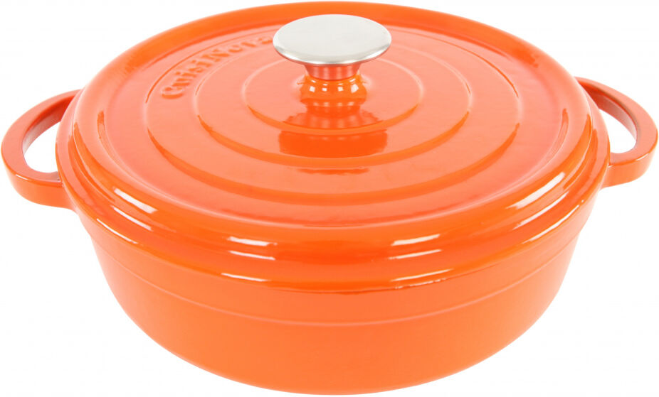 Cuisinova braadpan 2,5 liter 20 x 14,5 cm gietijzer oranje - Oranje