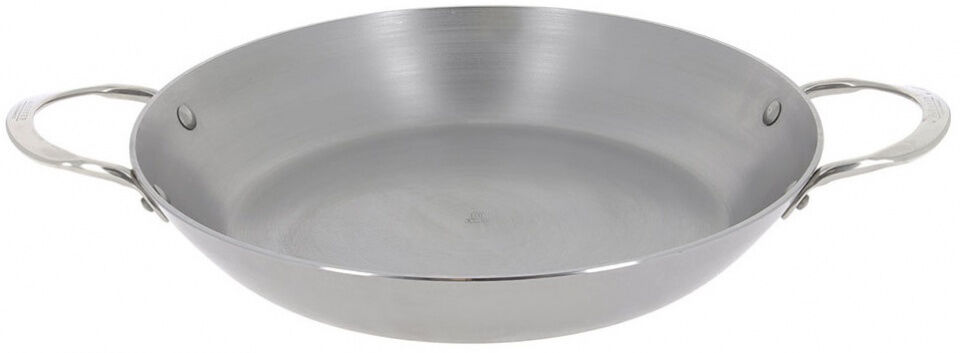 De Buyer paellapan Mineral B 32 cm staal zilver - Zilver