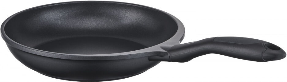 MasterChef koekenpan 20 cm zwart aluminium - Zwart