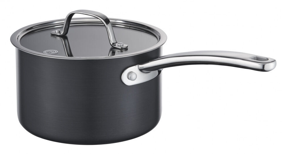 MasterChef sauspan 16 cm aluminium zwart - Zwart