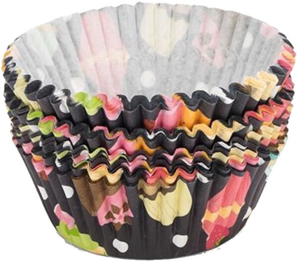 Patisse cupcake vormpjes 5 cm papier multicolor 200 stuks - Multicolor