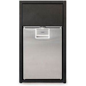 Röshults Open Kitchen Cabinet Fridge, Anthracite, Stainless Steel