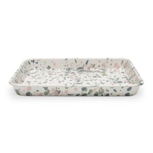 Canyon Rectangle Tray Splatter Grey / Mint / Pink