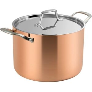 Cs solingen Lassan I Tri-Ply Copper 24cm Stock Pot With Lid And Induction Bottom