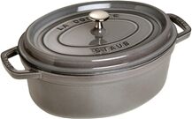 Staub Oval gryte 4,2 L Grå