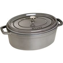 Staub Oval gryte 6,7 L Grå