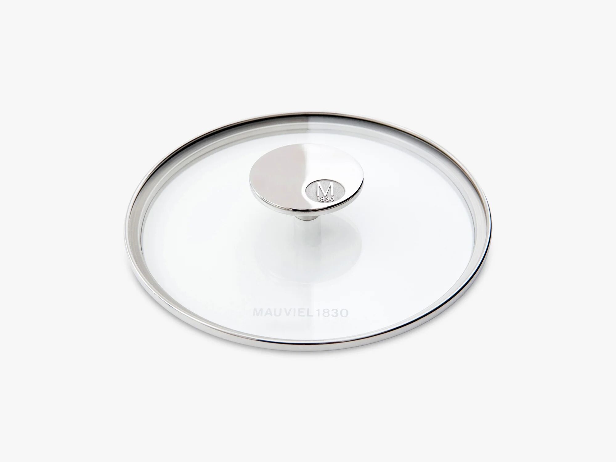 Mauviel M'360 glasslokk klar / stål, Ø28cm