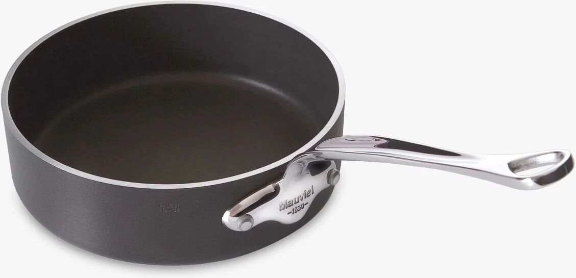 Mauviel M'stone3 Sauter pan svart med stål grep, 6.1 liter