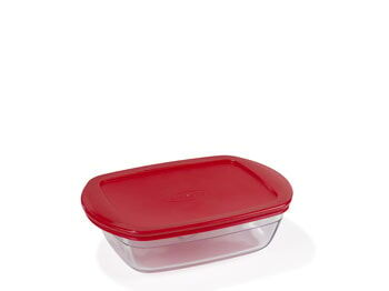 Pyrex Fad Aircuisine 23x15 cm med lokk