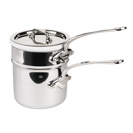 Mauviel Cook Style bain-marie blank stål 0,8 liter