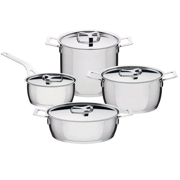 Alessi Pots&Pans; grytsett 7 deler 7 deler