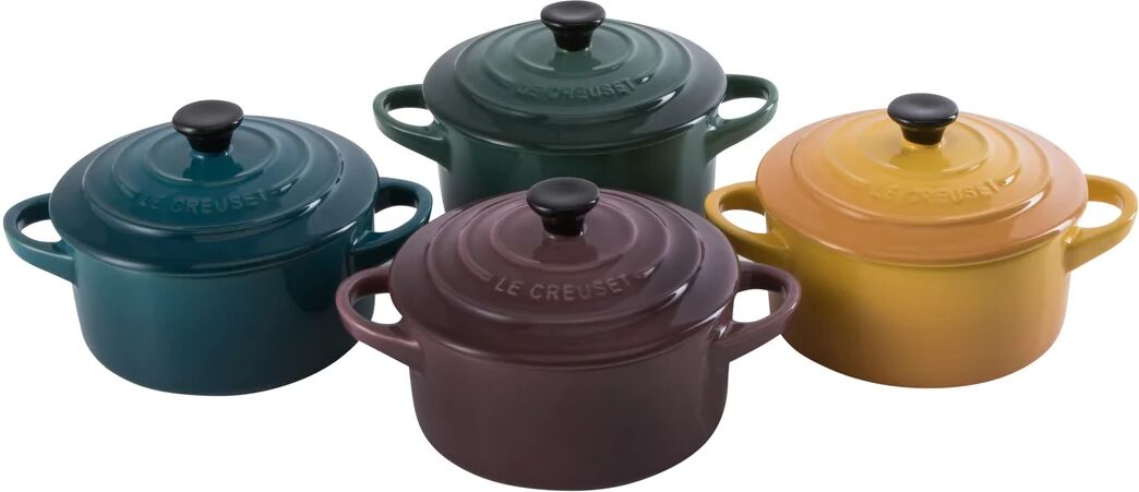 Le Creuset Botanique Classic minigryte 4-pakning Multi