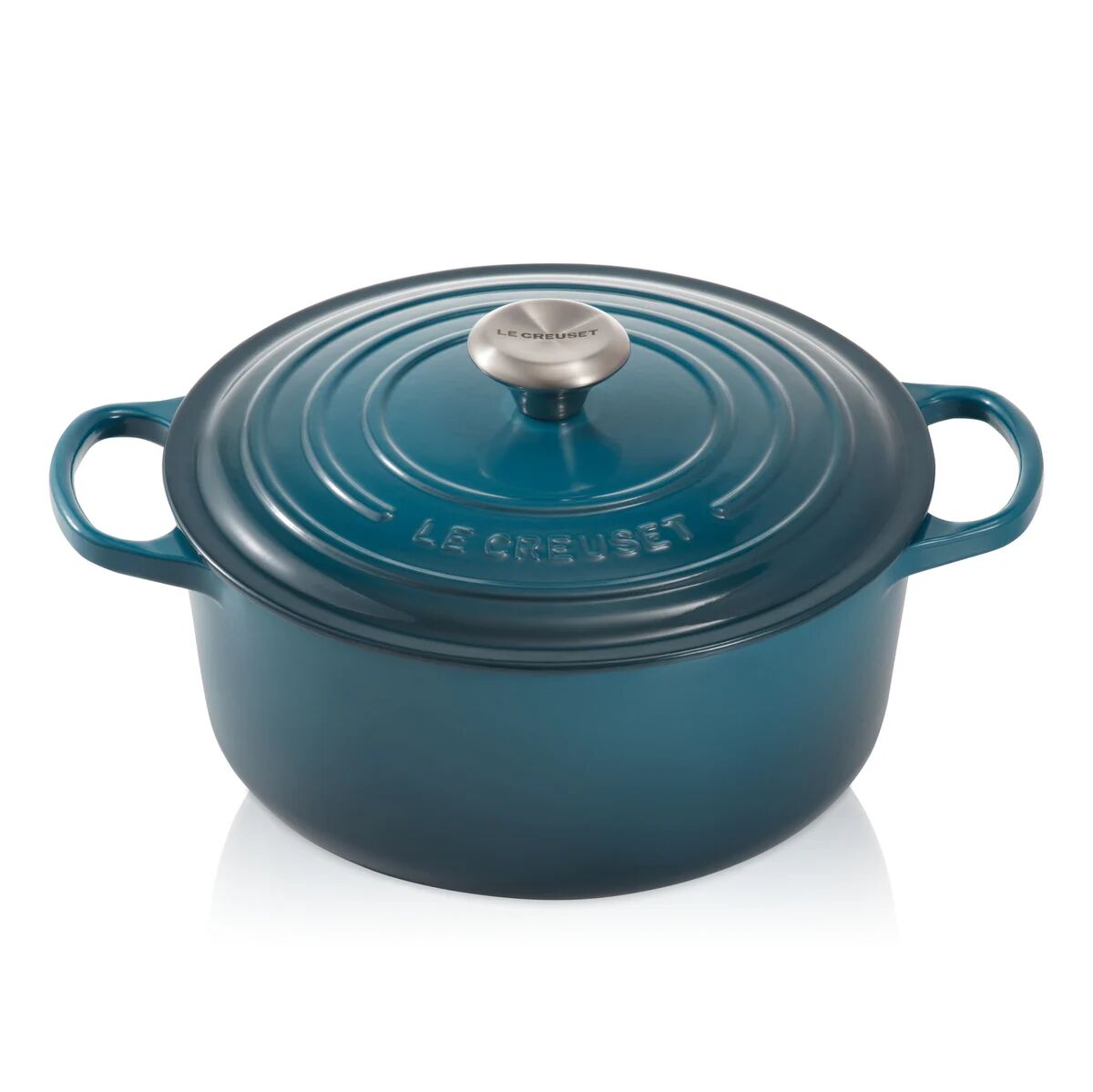 Le Creuset rund gryte 4,2 l Deep Teal