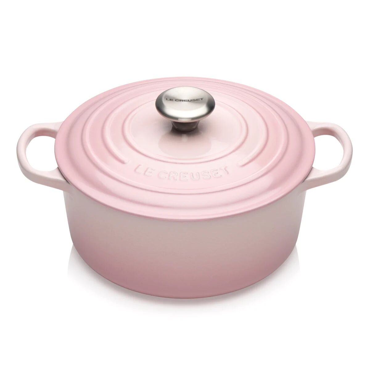 Le Creuset rund gryte 4,2 l Shell pink