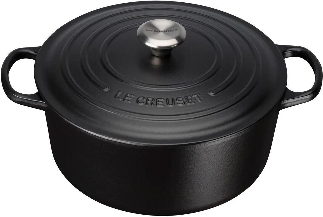 Le Creuset rund gryte 5,3 l Matte black