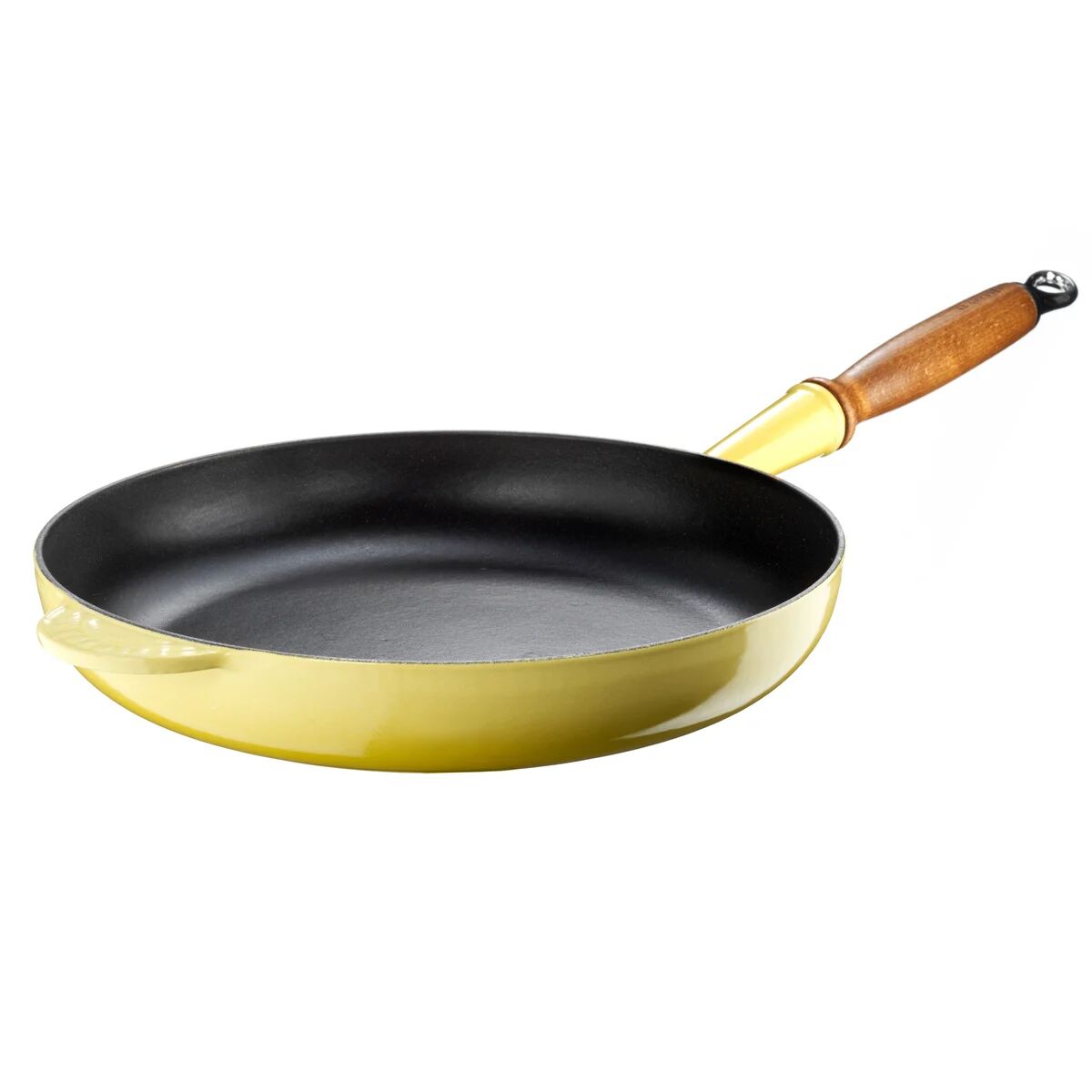 Le Creuset stekepanne med trehank 28 cm Soleil