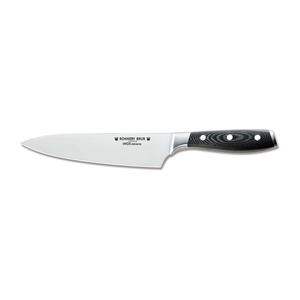 Ronneby Bruk Inox fransk kokkekniv 20 cm Rustfritt stål-Micarta