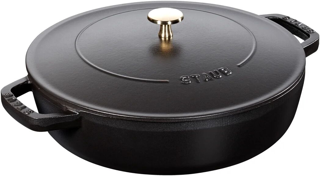 STAUB Chistera kasserolle Ø28 cm 3,7 L Svart