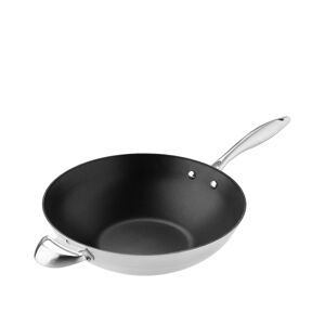 Scanpan - Wokpanna ctx - 32 Cm - Silver,Svart - Stekpannor