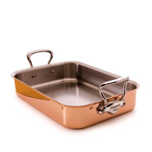 Mauviel - Roasting Pan M'150s Copper/steel - 35 X 25 X 7 Cm - Silver,Koppar - Ugnsformar