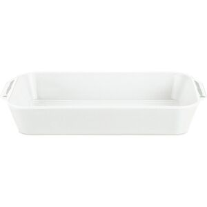 Pillivuyt - Serie Originale Deep Plate, 38 X 21 Cm - Vit - Vit - Ugnsformar