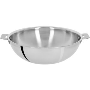 Cristel - Casteline Removable Stainless Steel Wok - 24 Cm - Silver - Silver - Stekpannor