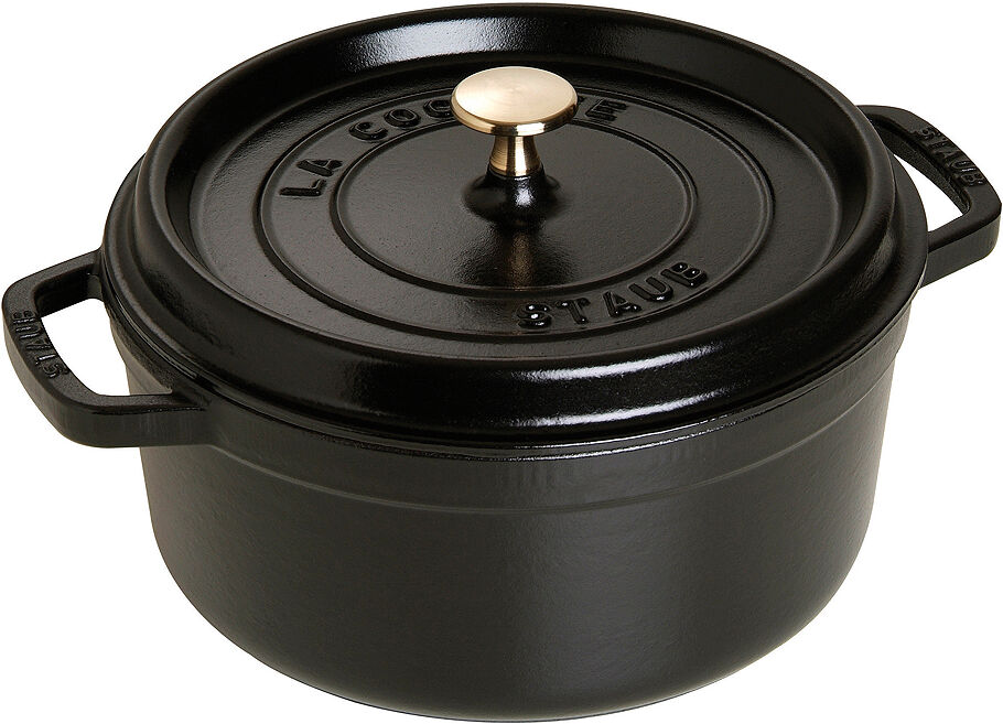 Staub Gryta 3,8 L rund Svart