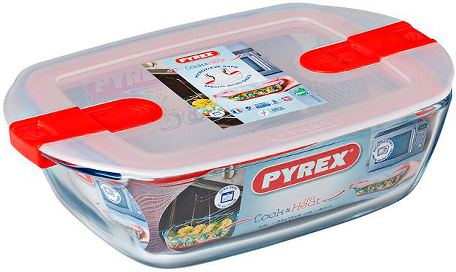 Pyrex Cook & Heat Matlåda 23x15 cm 1,1 L