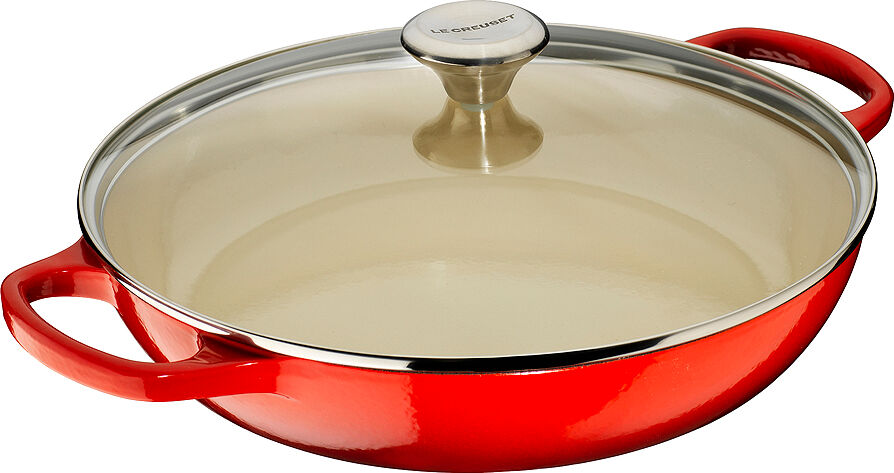 Le Creuset Signature Buffetgryta/Glaslock 3,5 L Cerise