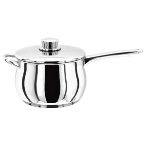 Stellar 1000 18/10 Stainless Steel Deep Saucepan white 26.0 H x 43.0 W cm