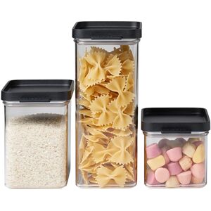 Mepal Omnia Set food storage jar Nordic Black 3 pc